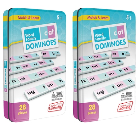 Junior Learning Word Family Dominoes, 2PK JL480